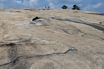 Image showing The surface of Stone-Mountain. Atlanta, Georgia