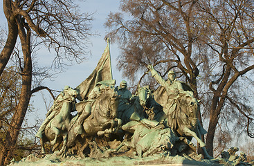 Image showing Cavalry group of Grant Memorial, USA