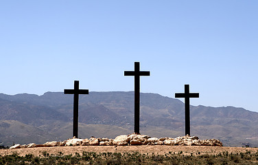 Image showing Stock Photo:
three crosses
