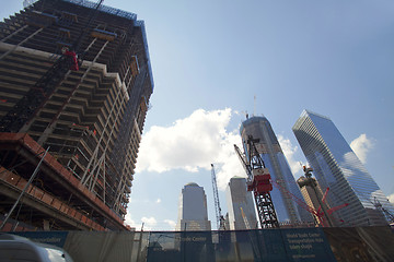 Image showing Construction on World Trade Center — Ground Zero