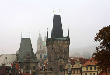 Image showing Prague's church steeples