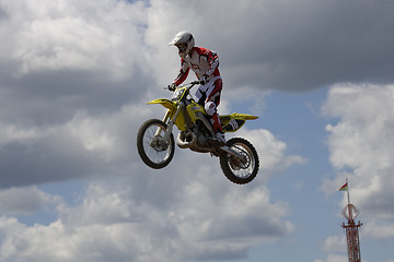 Image showing Stunt Biker. Free stile performing