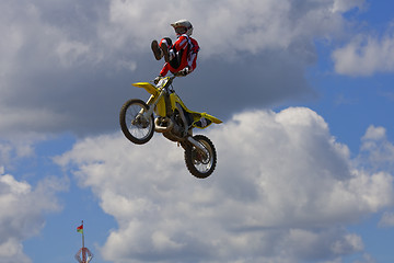 Image showing Stunt Biker. Free stile performing