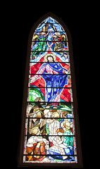 Image showing Stained glass window in Washington Masonic National Memorial