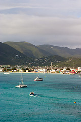 Image showing Tropical beach in the Caribbean