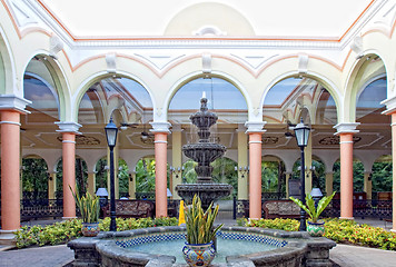 Image showing Facade of a resort