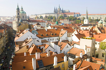 Image showing Prague. Red roofs