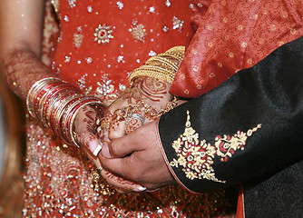 Image showing wedding hands 