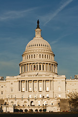 Image showing The front of the US Capitol