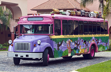 Image showing Colorful bus