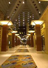 Image showing Lobby in luxury hotel.