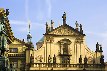 Image showing Prague's church steeples