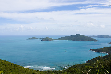 Image showing Lagoon on caribbean sea