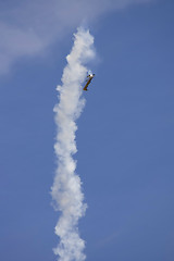 Image showing A plane performing in an air show