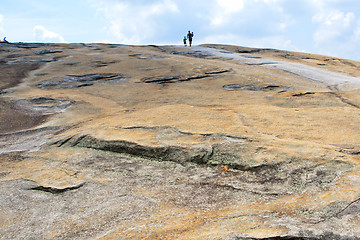 Image showing The surface of Stone-Mountain. Atlanta, Georgia