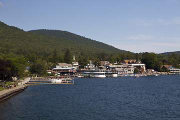 Image showing Steam boat at Lake George

