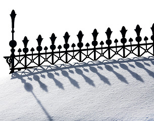 Image showing Decorative fence