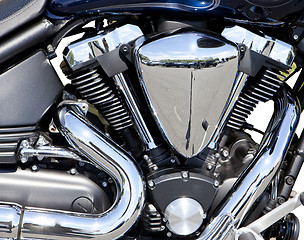 Image showing Part of motorcycle