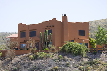 Image showing Mexican house in desert
