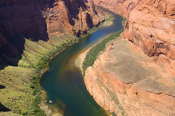 Image showing Colorado river. Horse shoe bend