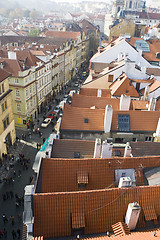 Image showing Prague. Red roofs