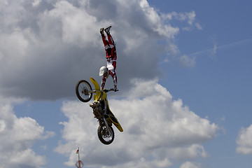 Image showing Stunt Biker