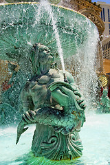 Image showing Las Vegas. La Fountain des Mers 