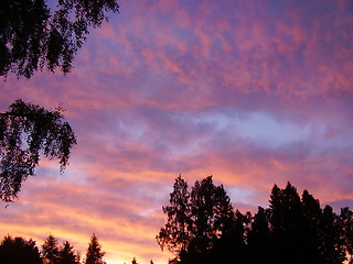 Image showing Sunset in Norway