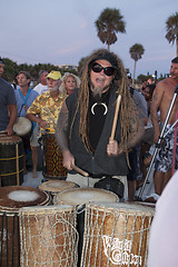 Image showing Man Drumming