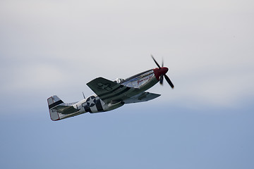 Image showing A plane performing in an air show 