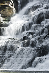 Image showing Finger lakes region waterfall in the summer