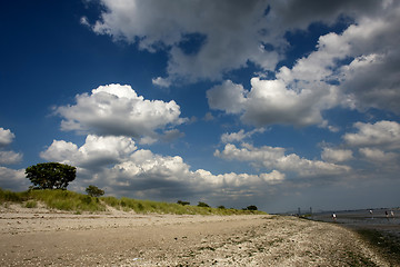 Image showing Clouds in the blue sky 