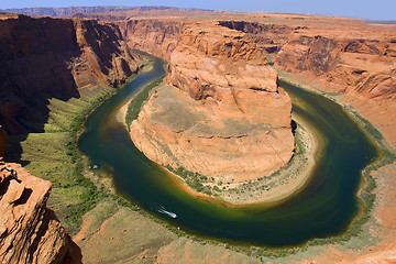 Image showing Colorado river. Horse shoe bend