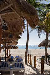 Image showing Beautiful Caribbean beach 