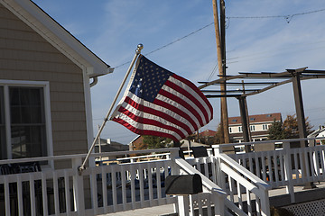 Image showing NEW YORK -November12:Destroyed homes during Hurricane Sandy in t