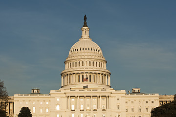 Image showing The front of the US Capitol