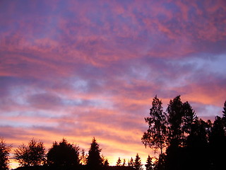 Image showing Sunset in Norway