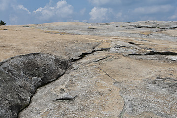 Image showing The surface of Stone-Mountain. Atlanta, Georgia