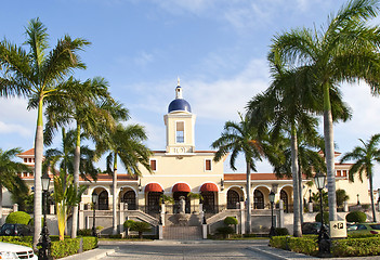 Image showing Facade of a resort