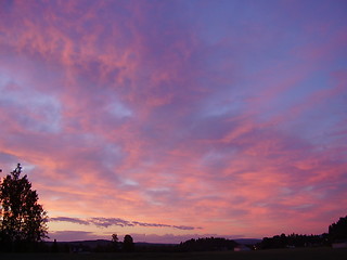 Image showing Sunset in Norway