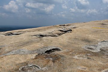 Image showing The surface of Stone-Mountain. Atlanta, Georgia