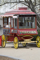 Image showing Popcorn wagon