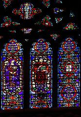 Image showing Stained glass windows. St.Patrick's Cathedral in New York

Stain