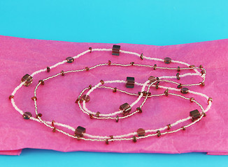 Image showing Beaded necklace