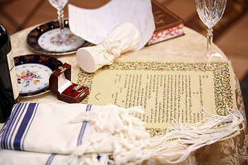 Image showing Jewish marriage contract 