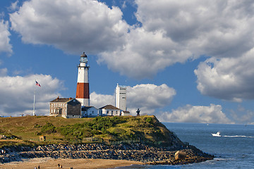 Image showing Lighthouse at Montauk Point. Long Island. NewYork