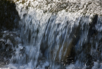 Image showing Finger lakes region waterfall in the summer