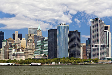 Image showing Manhattan skyline