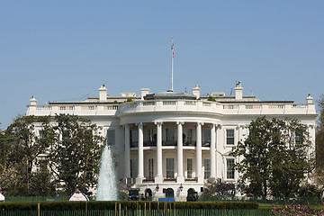 Image showing Back fasade of the White House 