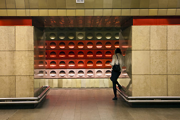 Image showing Prague - Subway Station.